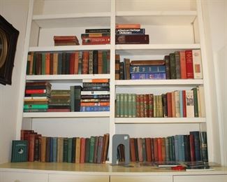 Large lot of antique books from mid 1800's to early 1900's' Novels, plays, poetry etc.