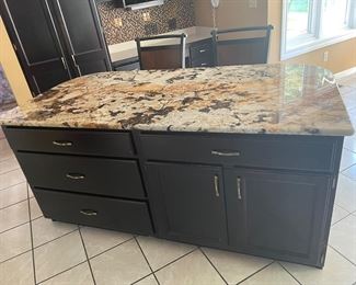 Island with granite top
