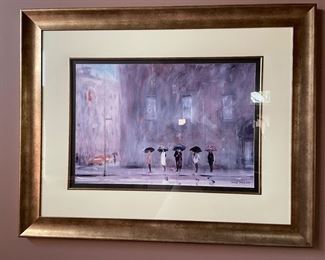 Waiting For Cab Park Avenue print by Max Moran 
LARGE