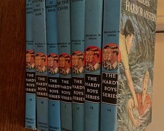 Vintage Hardy Boys books