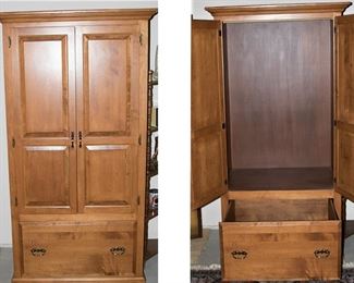 Large Amish made cupboard with cedar lined drawer
