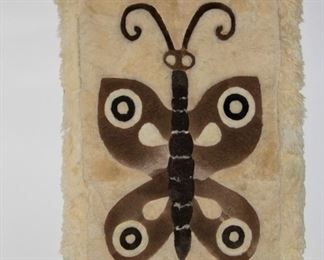 Butterfly area rug
