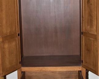 Amish made wardrobe with cedar lined drawer