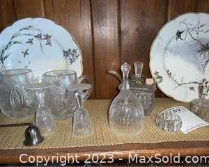 wcollection of crystal glassware1523 t