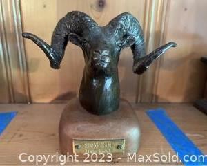 wcarl wagner stone ram sculpture2351 t