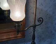 wvintage bedroom lamp with glass shade2771 t