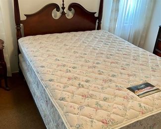 Queen bed, part of a bedroom set