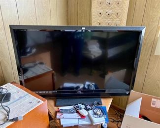 Large tv with remote