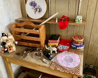 Magazine rack and misc.