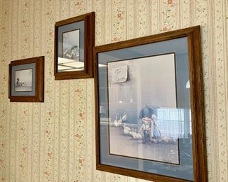 Set of decorative pictures