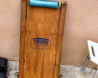 Work under your car with a Craftsman Auto Creeper!