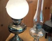 wvintage lamp and oil lamp2261 t