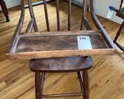 wvintage wood high chair1561 t