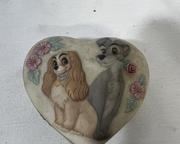 wdisney lady and the tramp trinket box3271 t