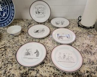 THe New Yorker c1998 Arnie Levin "The Cartoon Bank" Plates