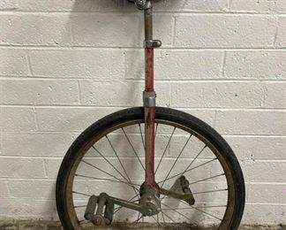 Vintage unicycle