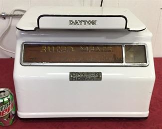 Antique Porcelain DAYTON by Hobart Butcher Scales