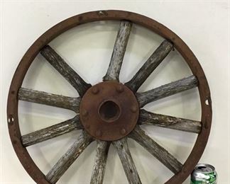 Antique Wood Spoke Wheel( D-20in)