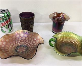 Vintage Carnival Glass Items