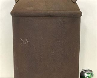 Vintage COBLE DAIRY PRODUCTS INC. Metal Milk Can