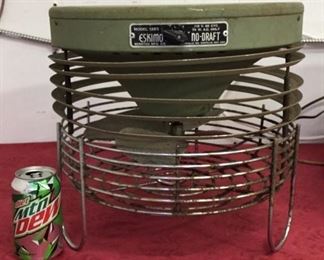 Vintage ESKIMO Hassock Fan (Works)