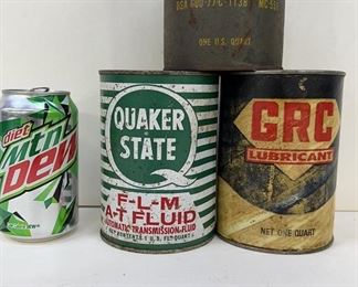 Vintage Oil Cans (Full)