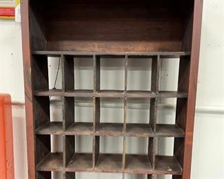 Antique Mail Holder (Wood)