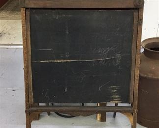Antique THE CHAUTAUQUA Kindergarten Writing Desk &  Blackboard