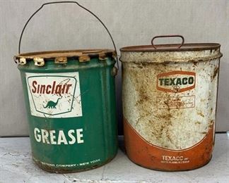 Metal OIL or GREASE BUCKET