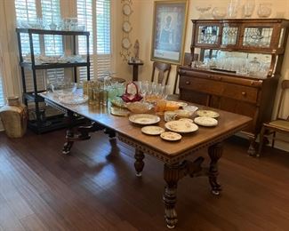 Depression glass and transfer ware too