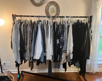 So many clothes. Most by Chicos or J. Jill 