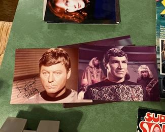 Signed Star Trek photos 