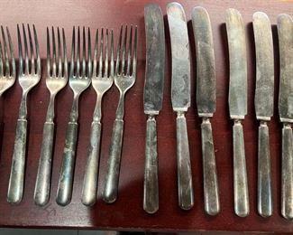 Fred Studer silverplate purchased in Waco,Tx c. 1910 at his Jewelry and Optometrist Shop. 