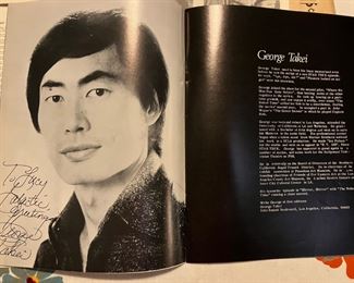 So many autographed Star Trek items