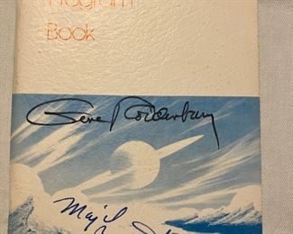 Autographs from Gene Roddenberry and Majel Barrett