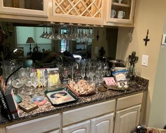 Lots of great bar ware 