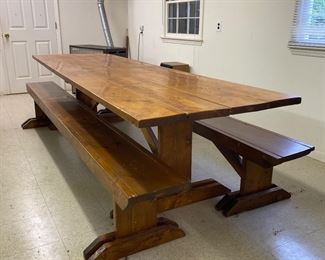 P14 - $250. 10' long Picnic Table with Bench. 