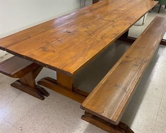 P14 - $250. 10' long Picnic Table with Bench. 
