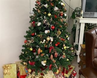 P34 - $30. Decorated Christmas Tree. 