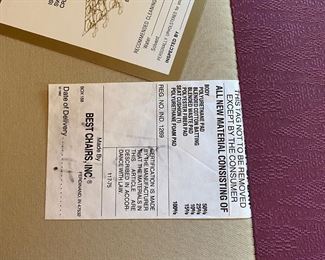 H6 - $40 Pink Chair from Best Chair Company. 