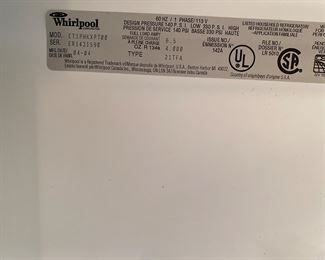 H58 - $100. Whirlpool Fridge/Freezer works great. 2004. 