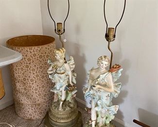 H138 - $40 each Large table lamps. 