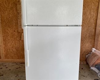 H146 - $200. GE upright Fridge/Freezer (has been used in a house and was moved here for the sale) Great house or garage fridge. 