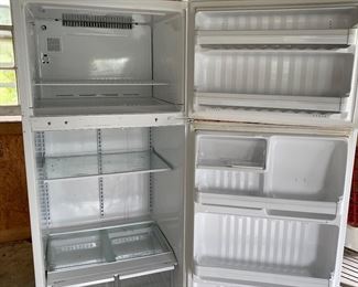 H146 - $200. GE upright Fridge/Freezer (has been used in a house and was moved here for the sale) Great house or garage fridge. 