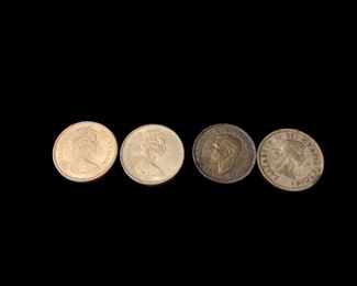 C9 - $4 each. Canadian Quarters 1944, 1955, 1967