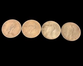 C8 - $30 each. Peace Dollars 1925, 1922, 1922, 1923