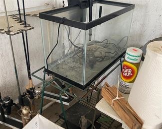 S48 - $25. Aquarium & Stand. 