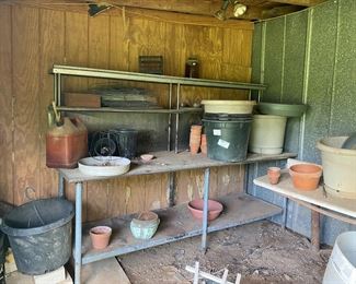 S50 -  $125. Stainless potting bench