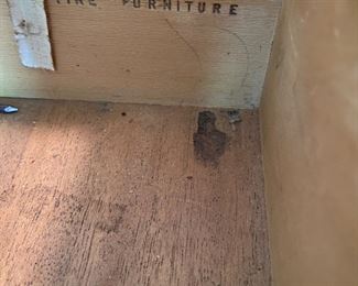 H154 - $275. White Furniture from Mebane 12 drawer dresser. Excellent Condition. 