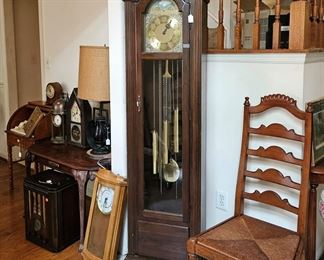 Tall clock and other items (items sold separately)